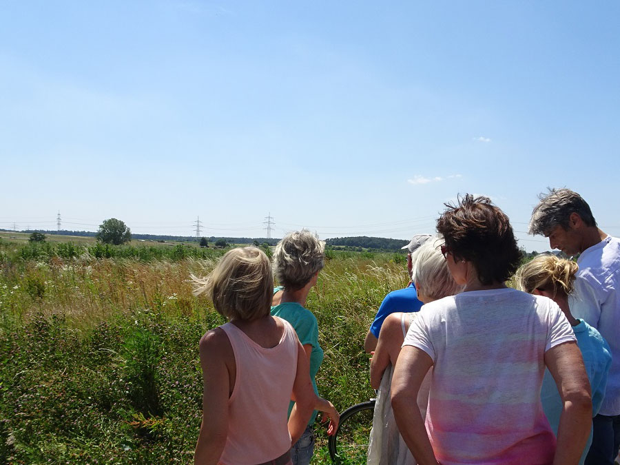 Wir erkunden das Baugebiet